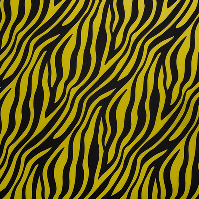 Атлас Армани стрейч принт, 90 гр/м2, 145 см, желтый