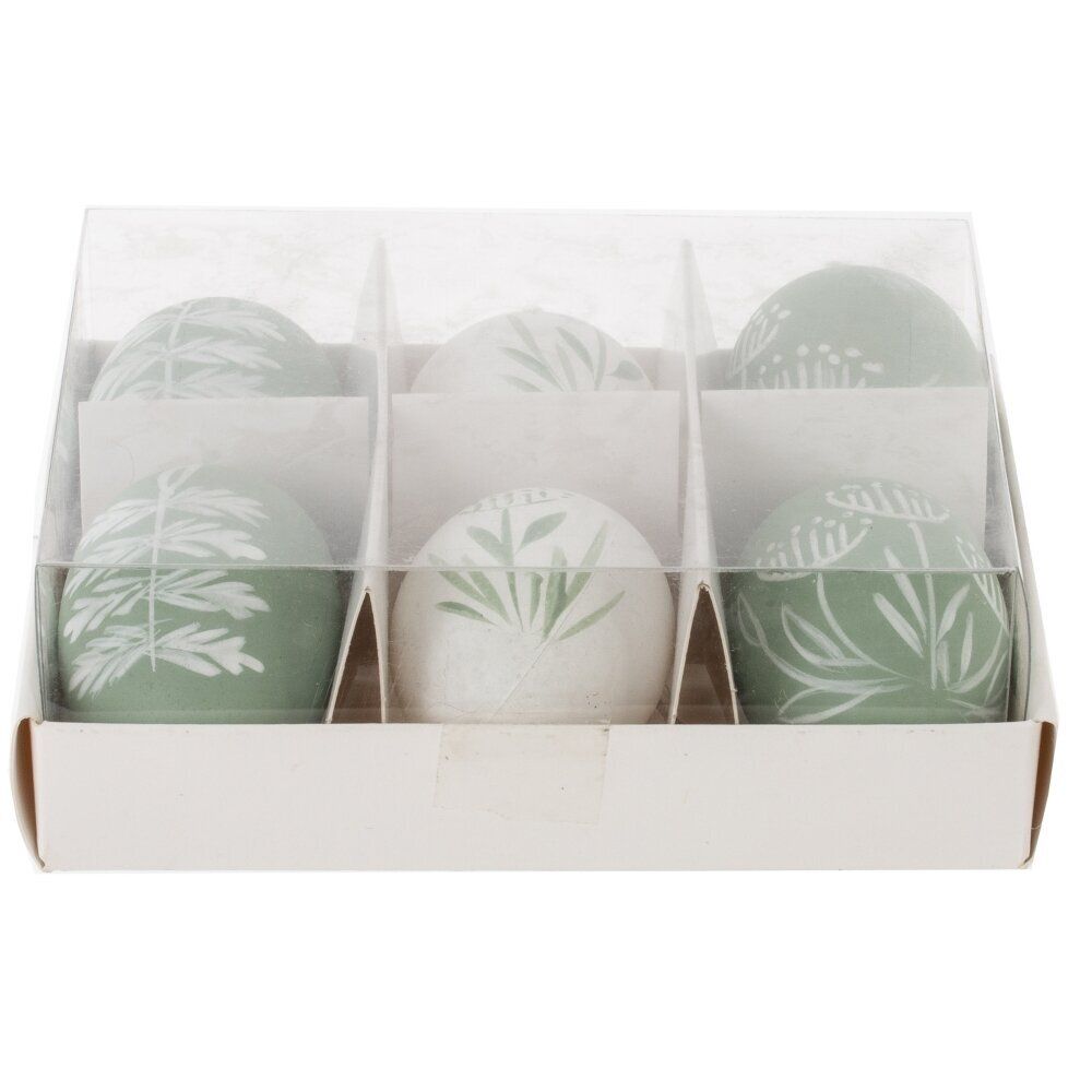 GAEM Набор из 6-ти изделий декоративных подвесных "Яйцо" (3,5*5,5), L15 W13 H5 см