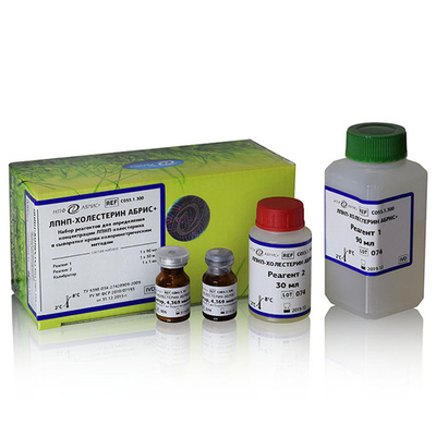 ЛПНП-(LDL)- Холестерин, Абрис (ферм.,б/осаждения), для автоанализаторов, 300опр., А055.1.120, 1уп.