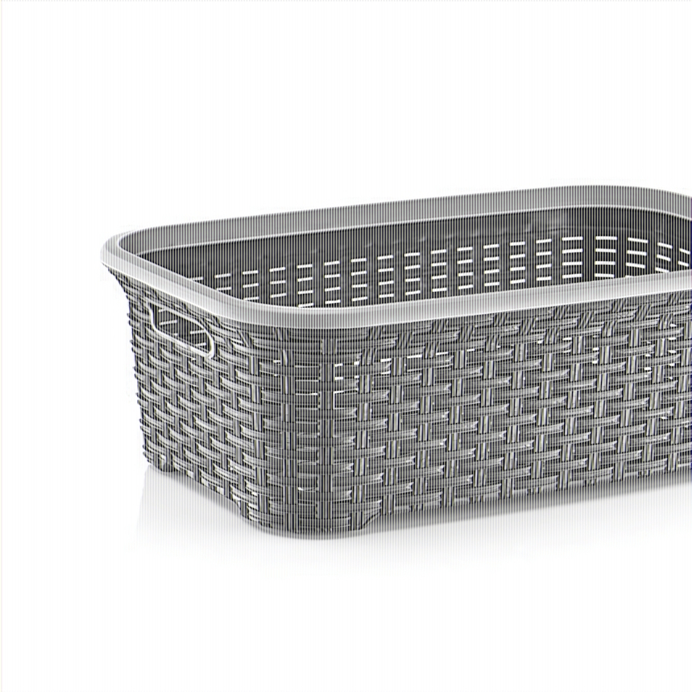 Корзина для белья плетёная 35л коричневый 05104