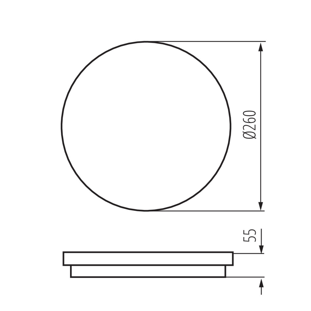 Светильник  KANLUX BENO 24W NW-O-SE W (33344)