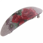 Заколка автомат «Women's style - Эмма», 9,5*2,5см, микс 6 цветов