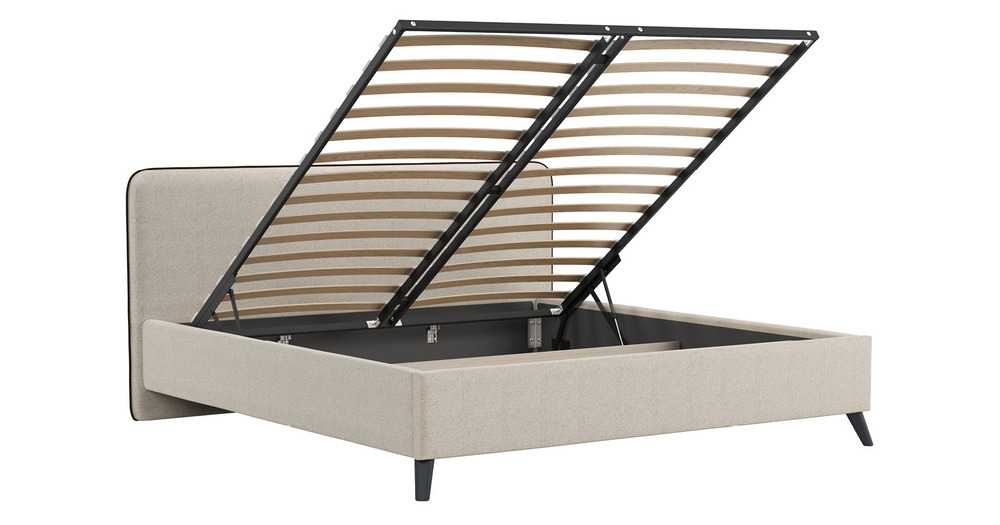 Кровать Мия 180 бежевая