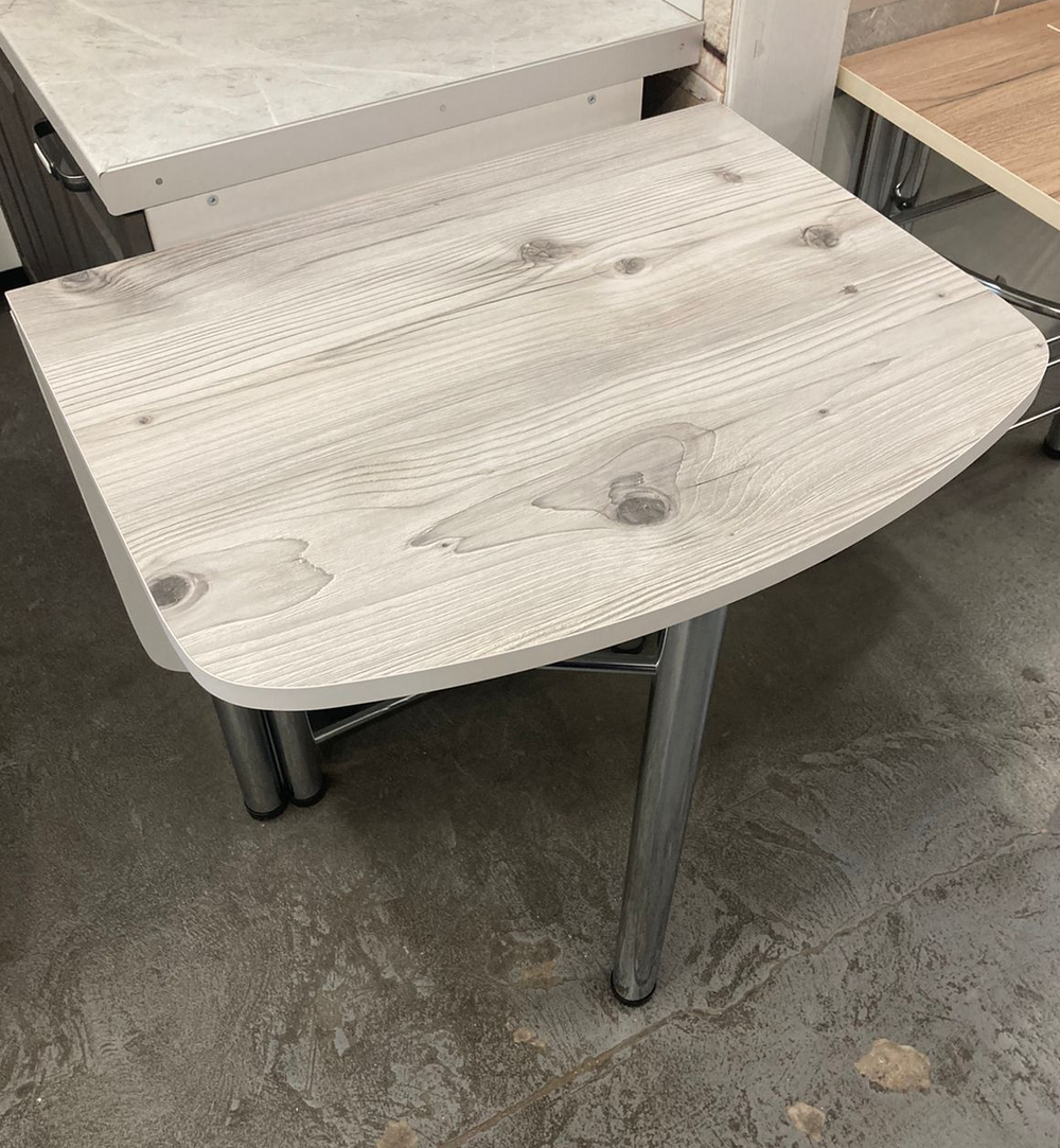 Стол обед Пристенный пластик бискайская сосна