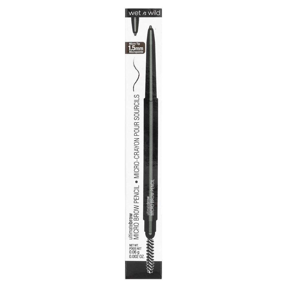 wet n wild, Ultimate Brow, микрокарандаш для бровей, 646A Brunette, 0,06 г (0,002 унции)