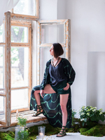 Платье-рубашка ГРАДИЕНТ (лесной)