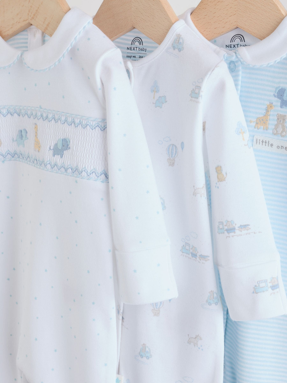 Комбинезон / Cлип для малышей Next H44-233, 3 шт., Голубой