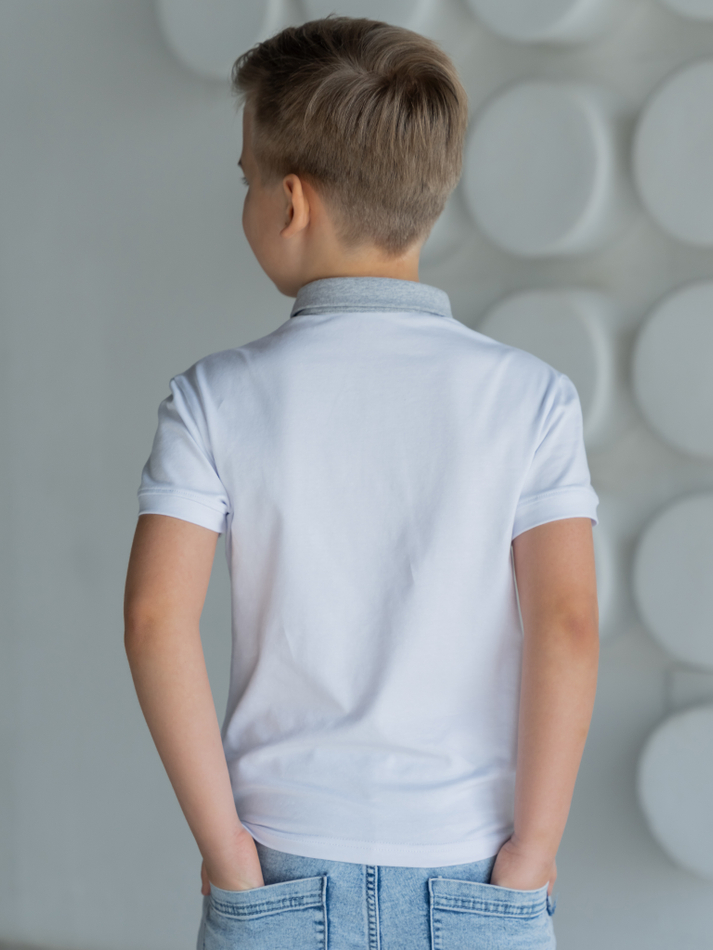 Футболка-поло из хлопка