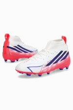 Бутсы adidas F50 League Hyperfast Mid FG Junior - белый