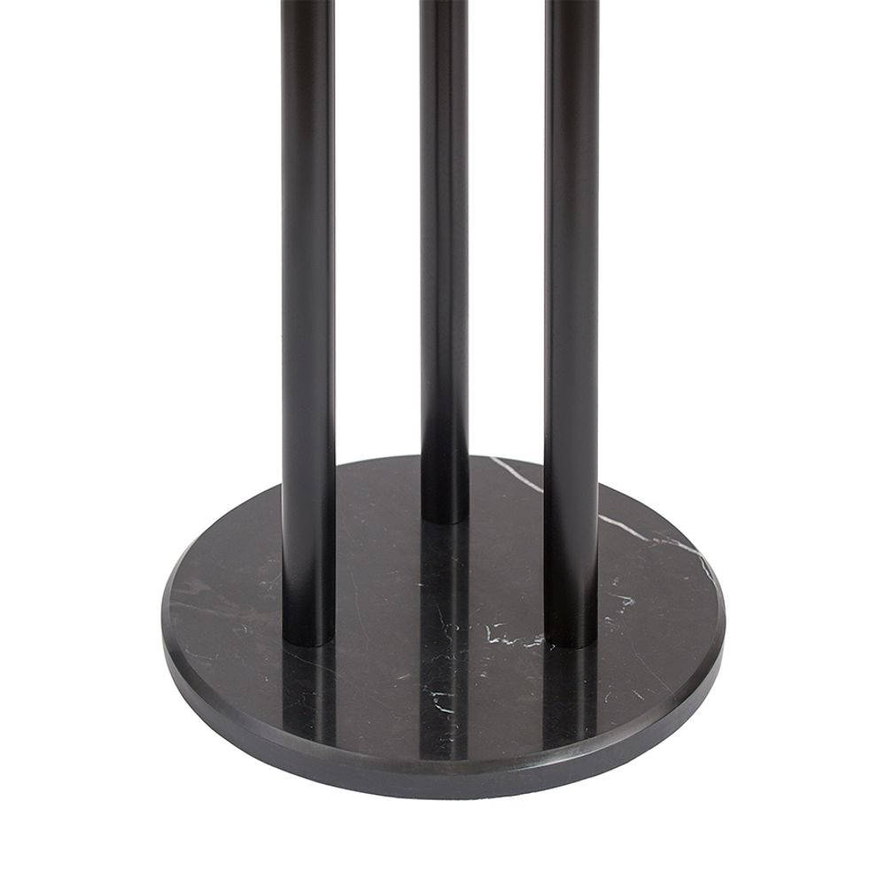 Вешалка напольная Solheim, 171 см, черный мрамор/натуральное дерево