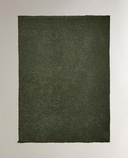 Zara Home - Плед синели, зеленый, 140x190 см