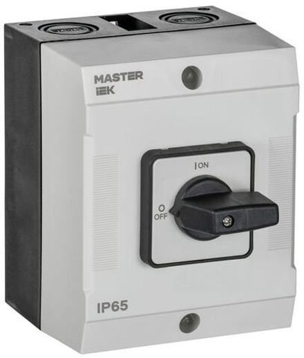 Переключатель кулачковый 10А (сх. 91) в боксе стандартная рукоятка IEK MI-CS20-010-091