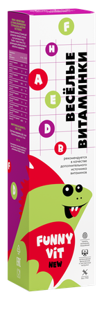 Весёлые витаминки (Funny Vit), 150 г Витаминно-минеральный комплекс в форме геля