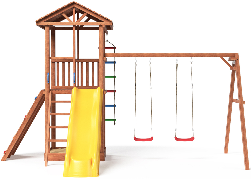 Детская площадка Спортивный городок 5 с качелями