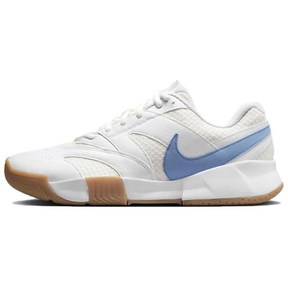 Кроссовки для тенниса NIKE Court Lite Низкие Белый парус Белый Резиновый Светло-коричневый Светло-синий Мужские