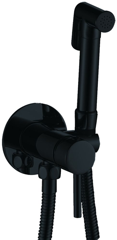 Смеситель с гигиеническим душем HAIBA HB5511-7 черный