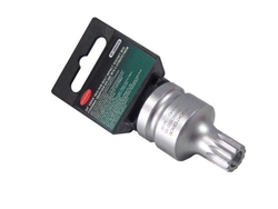 Головка-бита SPLINE с отверстием 3/4''M18, на пластиковом держателе RockForce##Rock FORCE RF-26805516