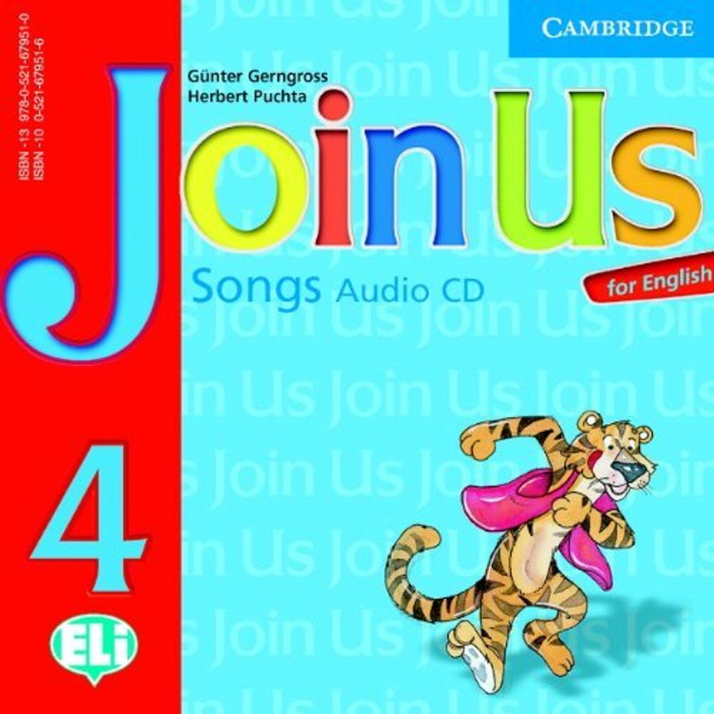 Join Us for English 4 Songs CD x 1