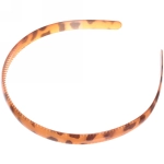 Ободок для волос пластиковый «Province - Kira», леопард, микс 6 цветов, 1,2см