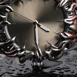 KIOSK Y2K Trendy Fashion Retro Wrist Watch Silver Luxury American Fossil Quartz Movement Stainless Steel Watchband