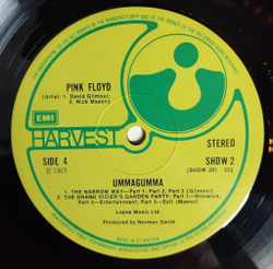 Винтажная виниловая пластинка LP Pink Floyd Ummagumma (UK 1969)
