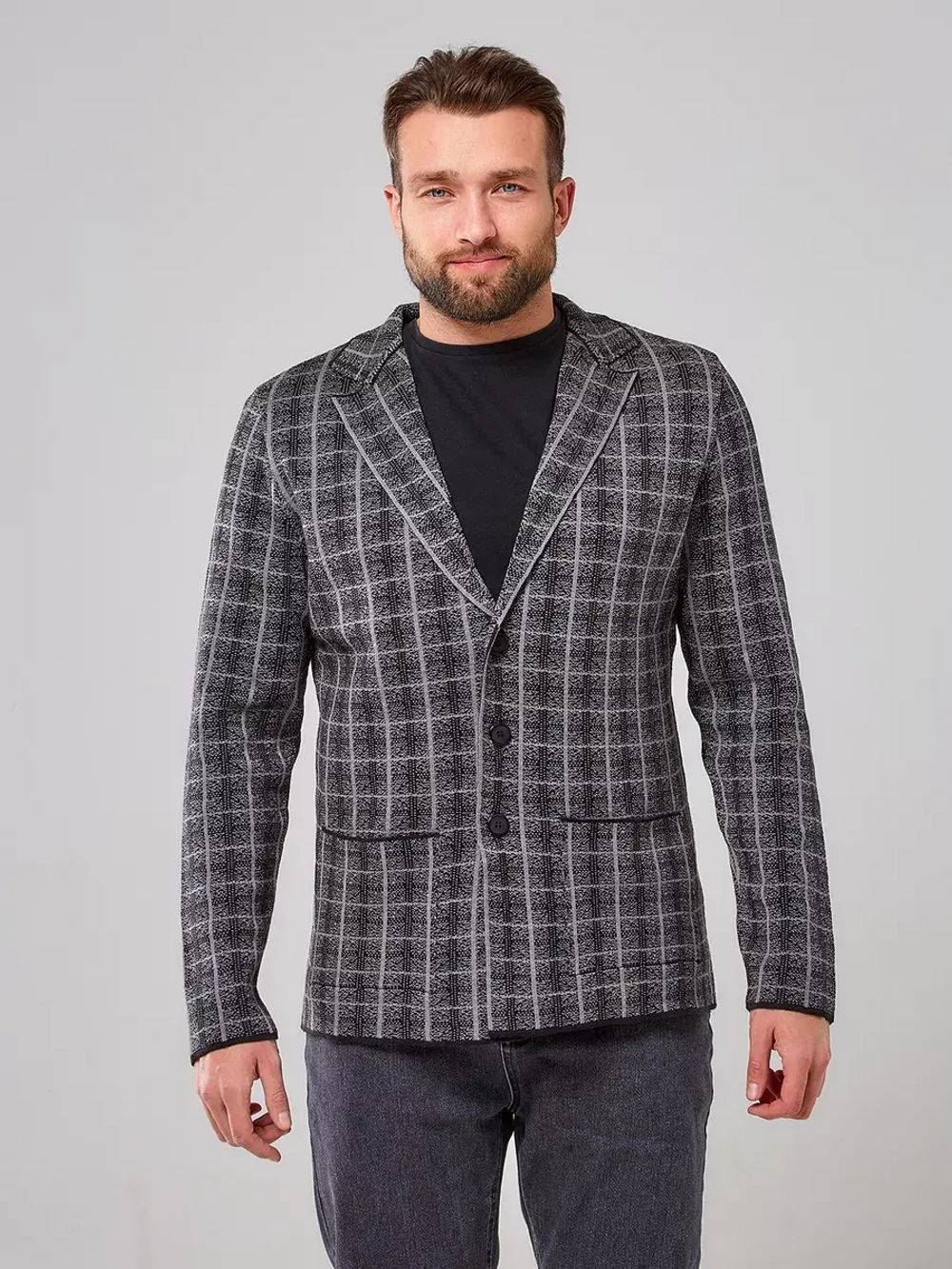 Пиджак в клетку