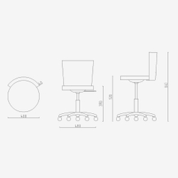 Стул мастера с большой спинкой