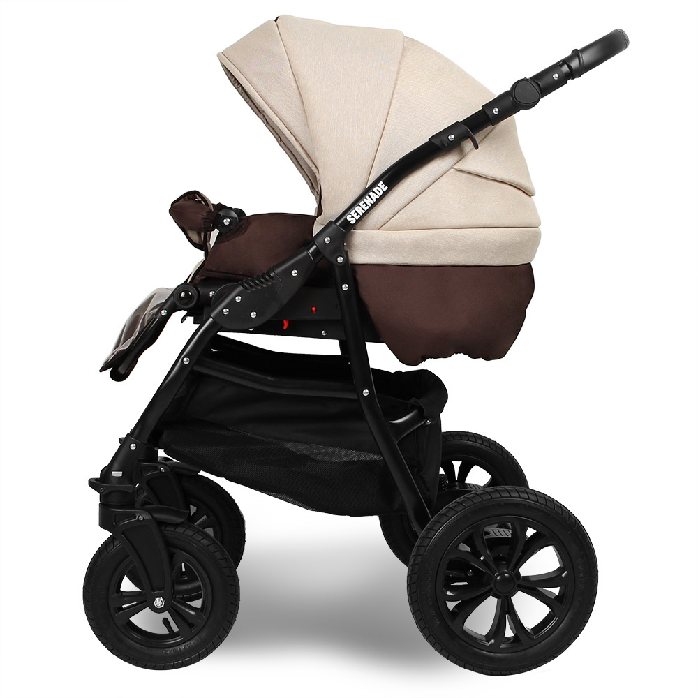 Коляска SERENADE 20 2в1 (Smile Line) (Se 28 (коричневый+бежевый))