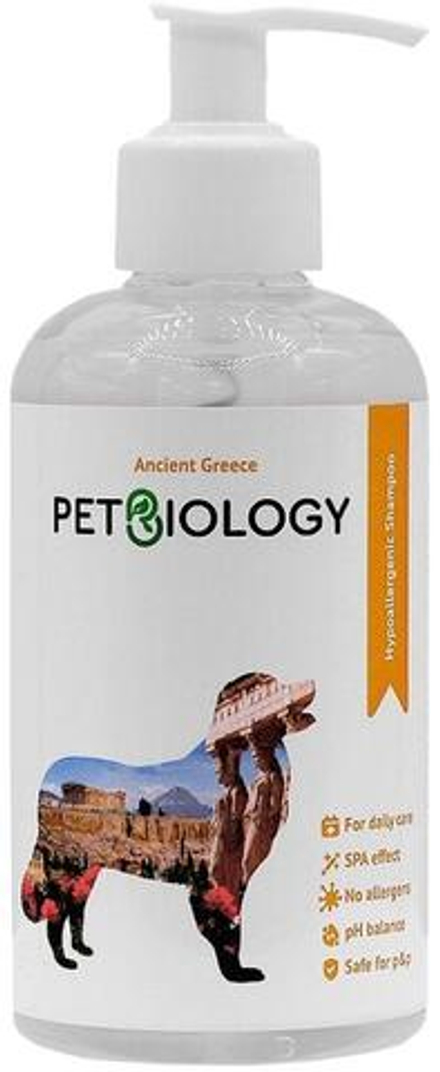 PetBiology Гипоаллергенный шампунь для собак, Греция, 300мл