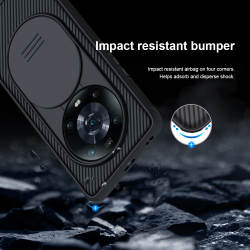 Чехол усиленный с защитной шторкой для камеры от Nillkin на Honor Magic 4 Pro 5G, серия CamShield Pro Case