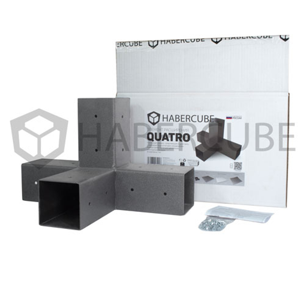 Комплект HABERCUBE QUATRO (quatro - 1  шт., шуруп 6х50мм - 16 шт.)