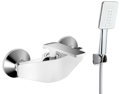 333561-F Смеситель од. для душа (бел/хром) ViEiR (10/1шт)