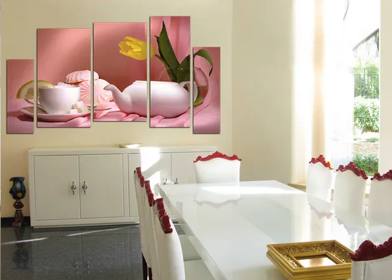 Модульная картина "Лиловая легкость"