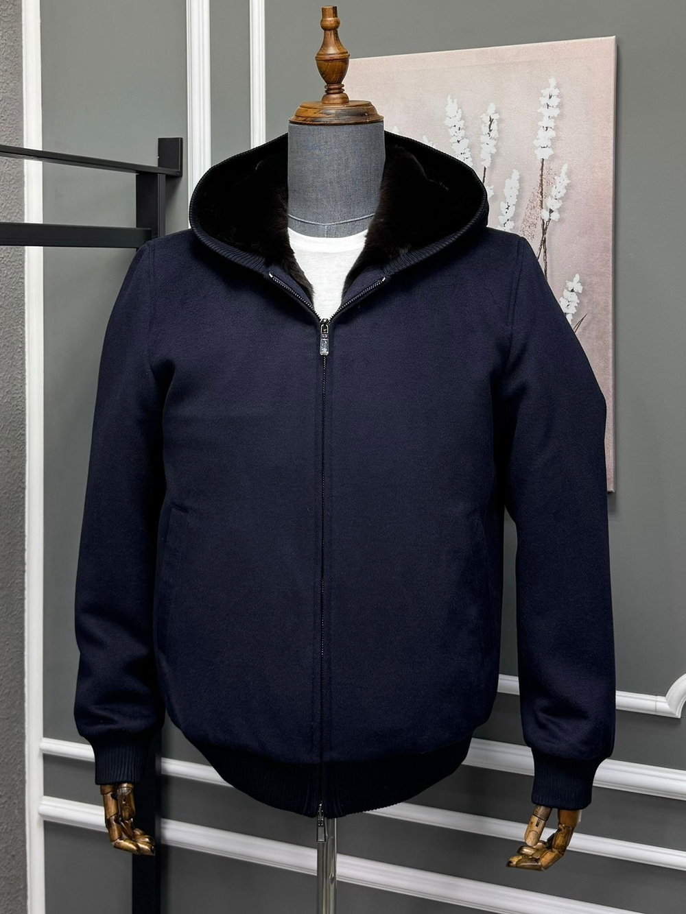 Бомбер с мехом Loro Piana