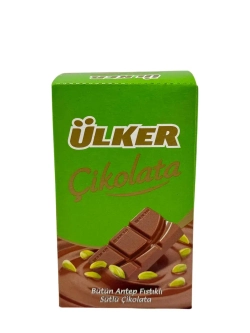 Шоколад Турецкий ULKER с фисташкой ( 12шт по 30гр)
