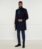 Шерстяное пальто Mintrax2441 HUGO - темно-синий(50528837)