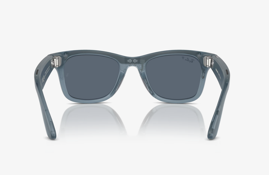 Ray-Ban Meta Wayfarer RW4006 Matte Jeans, Polarized Dusty Blue (M 50-22) ( Синие)