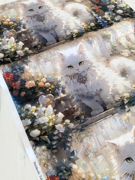 КОШЕЧКА ПРИНЦЕССА, купон 32 см 100% хлопок, Handmade Fabrics 3
