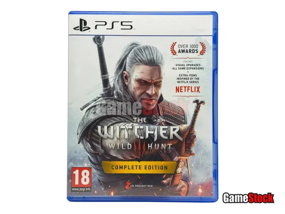 PS5 The Witcher 3: Wild Hunt – Complete Edition (Б/У, Полностью на русском языке, PPSA-04021/PPSA-03977)