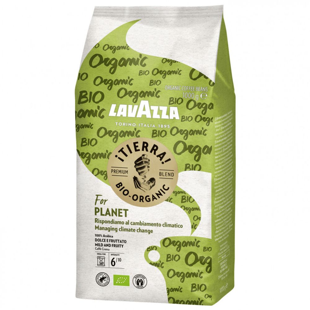 Кофе в зернах Lavazza Tierra Bio-Organic For Planet 1 кг 2 шт