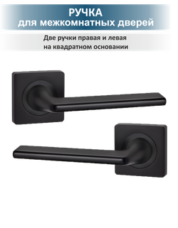 Ручка межкомнатная с магнитной защелкой и петлями TREND