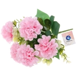 Искусственные цветы «Летняя фантазия» Букетик Гортензии 30см цвет розовый