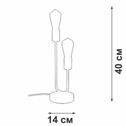 Настольная лампа декоративная Vitaluce V3005 V3005-1/2L