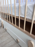 Кровать детская Карамель (натурально-белый)