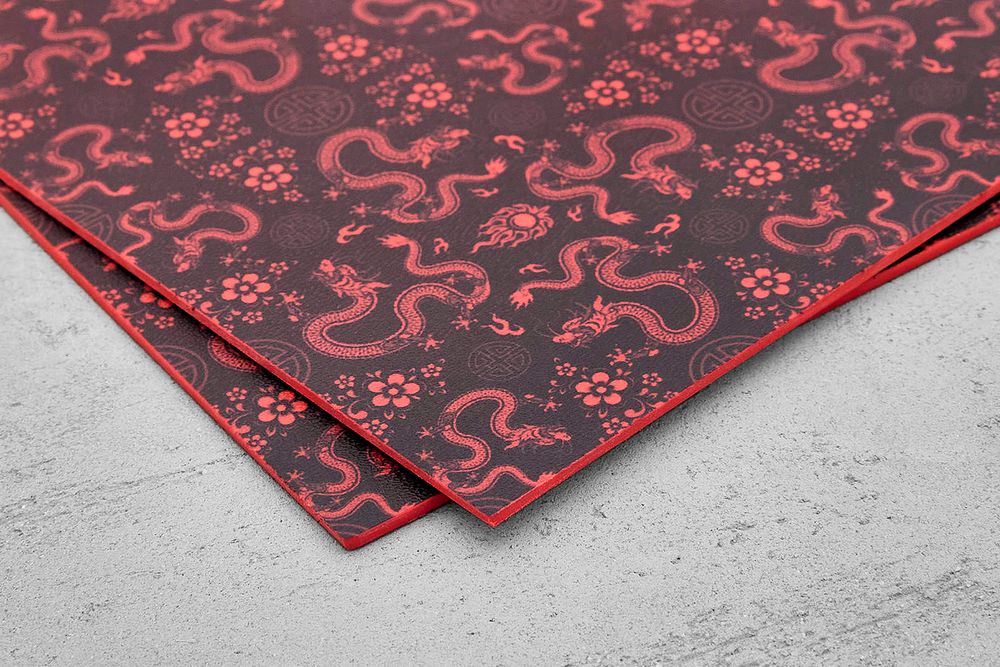 Кайдекс Dragon red 2,03мм, лист 300x200мм