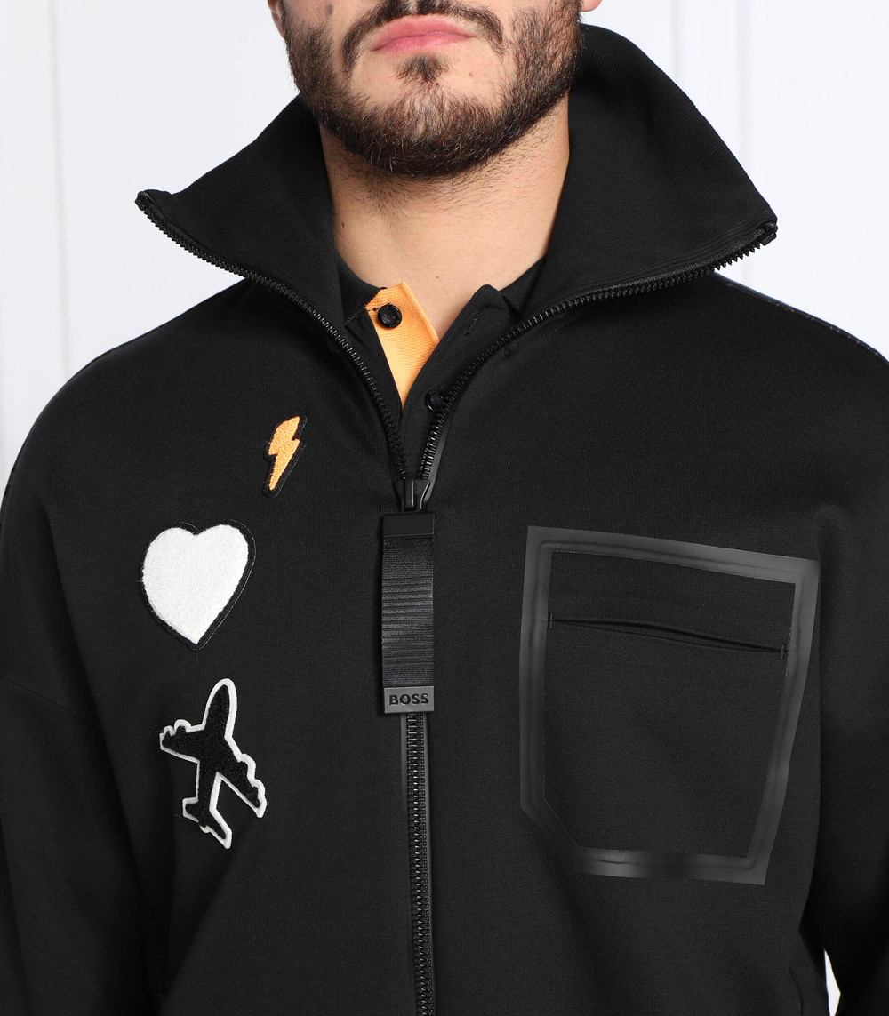 тощие skarley lotus BOSS GREEN - черный(50476387)