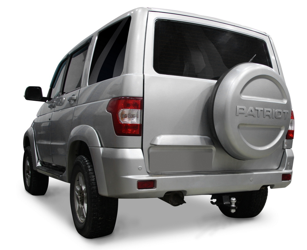 Фаркоп под квадрат c электрикой Smart для УАЗ Patriot 2005-2016 2016-н.в., шар E, 1500/75 кг, F.6311.002