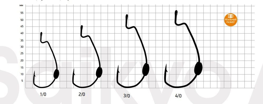 Крючки для рыбалки Saikyo BS-2334 Weighted BN