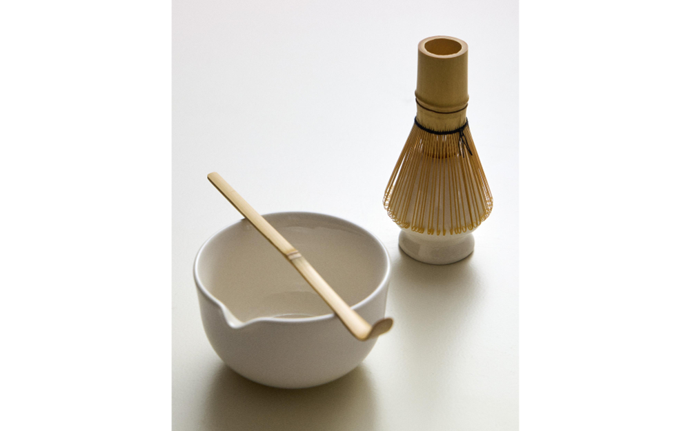 Zara Home набор для приготовления матчи из каменной керамики, цвет кремовый, 10.9 см