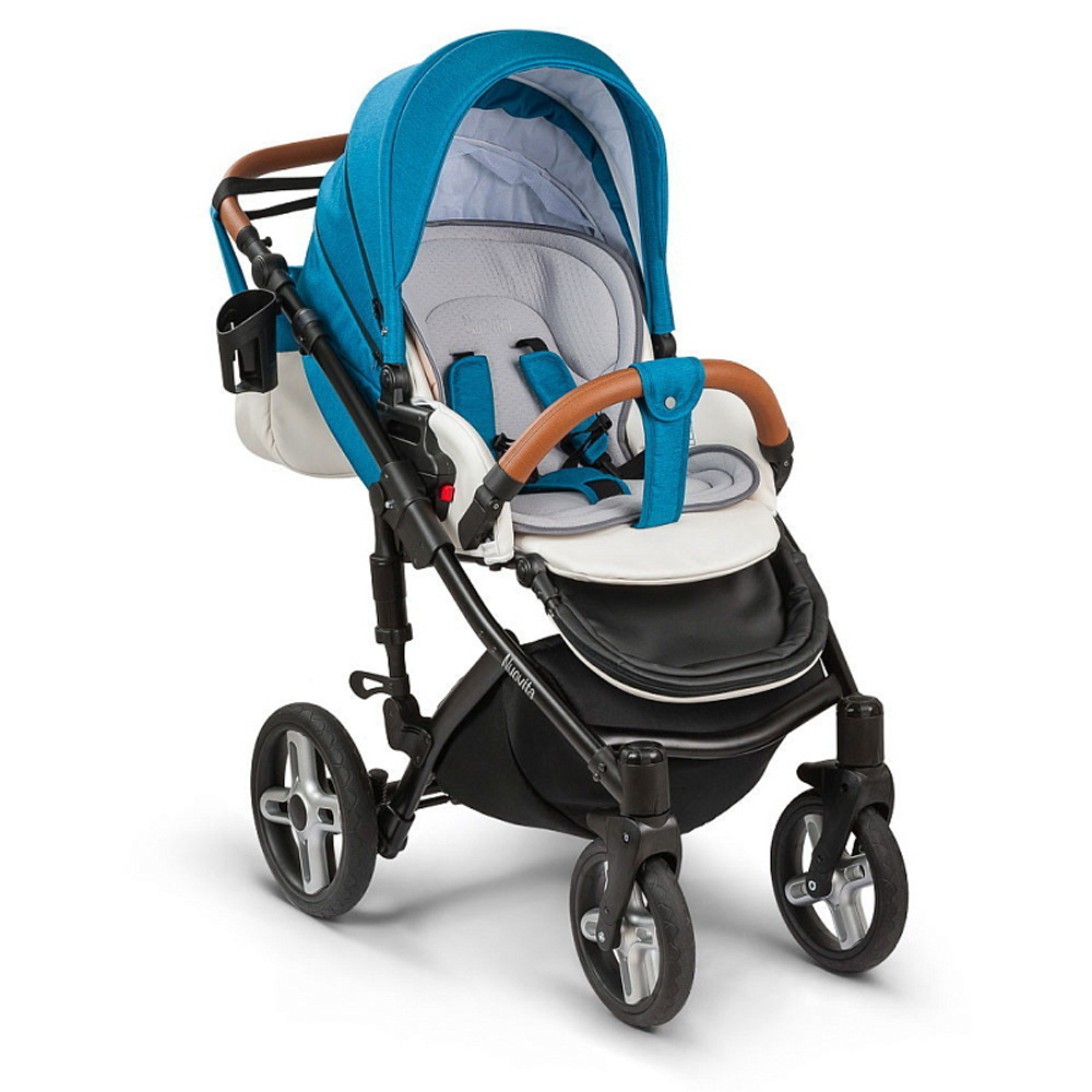 Детская коляска Nuovita Carro Sport 2 в 1 Marino bianco/Морской белый